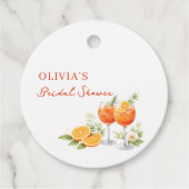 Étiquettes Cadeau Aperol Spritz Baby Shower de mariage (Devant)