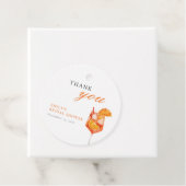 Étiquettes Cadeau Aperol Spritz Fête de Mariée (En situation)