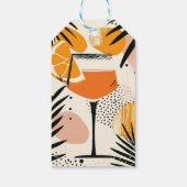Étiquettes-cadeau Aperol Spritz Tropical Fête de Mariage (Dos)