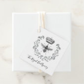 Étiquettes Cadeau Apiary Honey Bee Crown Laurel Beekeeper Beekeeper (En situation)