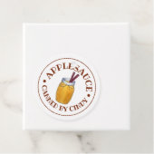 Étiquettes Cadeau Applesauce Maison Canning Canning Par (En situation)