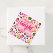 Étiquettes Cadeau Appréciation de l'enseignant de gâteau sucré (En situation)