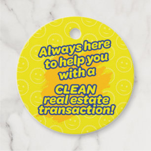 Étiquettes Cadeau Appréciation du client Realtor Pop-By