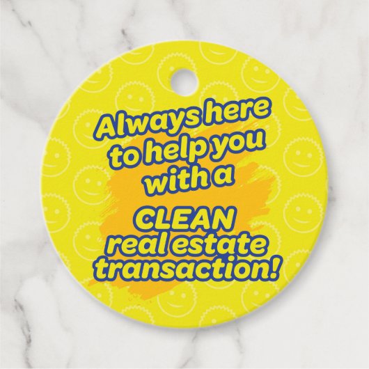 Étiquettes Cadeau Appréciation du client Realtor Pop-By (Devant)