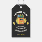 Étiquettes-cadeau Appréciation du collaborateur de l'équipe commerci (Dos)