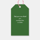 Étiquettes-cadeau Appréciation du Merci d'affaires Floral (Dos)