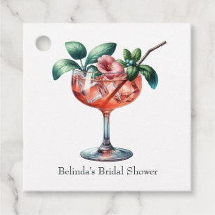 Étiquettes Cadeau Approvisionner le bar à cocktails