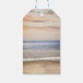 Étiquettes-cadeau Aquarelle Ancre Fleurs Nautiques (Dos)