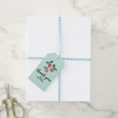 Étiquettes-cadeau Aquarelle baby shower pêche faveurs (Avec de laficelle)