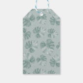 Étiquettes-cadeau Aquarelle bébé éléphant Prince Tropical Anniversai (Dos)