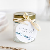 Étiquettes Cadeau Aquarelle Bleue Côtière Poisson Mariage Favoriser