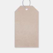 Étiquettes-cadeau Aquarelle Boho Cotton et Eucalyptus Boho (Dos)