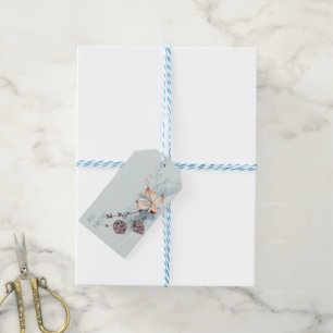 Étiquettes-cadeau Aquarelle Bois Deer