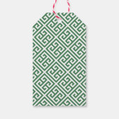 Étiquettes-cadeau Aquarelle Boxwood Wreath Red Bow Joyeux Noël (Dos)