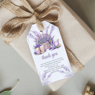 Étiquettes-cadeau Aquarelle Brunch Anniversaire Photo personnalisée