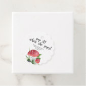 Étiquettes Cadeau Aquarelle champignons - pop! quand elle apparaît! (En situation)