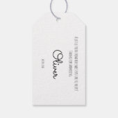 Étiquettes-cadeau Aquarelle Chèvre de ferme, planches de mousse sur  (Dos)