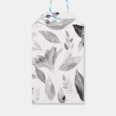 Étiquettes-cadeau Aquarelle chute feuilles 8 (Dos)