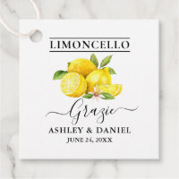Aquarelle Citrons Limoncello Mariage Grazie