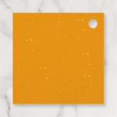 Étiquettes Cadeau Aquarelle Citrouille d'automne Thanksgiving (Dos)