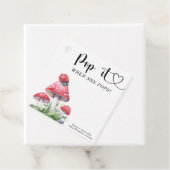 Étiquettes Cadeau Aquarelle coccinelle - pop it, quand elle pop (En situation)
