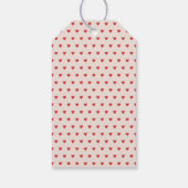 Étiquettes-cadeau Aquarelle Coeurs Merci de douche nuptiale (Dos)