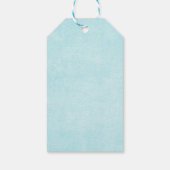 Étiquettes-cadeau Aquarelle de Baby shower à air chaud (Dos)