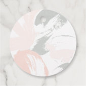 Étiquettes Cadeau Aquarelle de Merci (Dos)