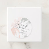 Étiquettes Cadeau Aquarelle de Merci (En situation)