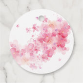 Étiquettes Cadeau Aquarelle délicate Florale (Dos)