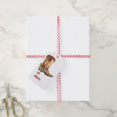 Étiquettes-cadeau Aquarelle - démarrage de Noël (Avec de la ficelle)