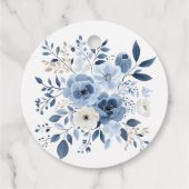 Étiquettes Cadeau Aquarelle Dusty Fête des mariées Bombe (Dos)