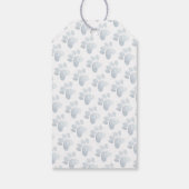 Étiquettes-cadeau Aquarelle Empreinte de patte pour animaux de compa (Dos)