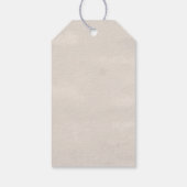 Étiquettes-cadeau Aquarelle Eucalyptus mariage Faveurs (Dos)