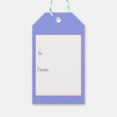 Étiquettes-cadeau Aquarelle Félicitations diplômés (Dos)