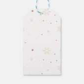 Étiquettes-cadeau Aquarelle festive Dachshund (Dos)