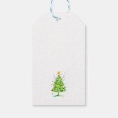 Étiquettes-cadeau Aquarelle Festive de Noël (Dos)