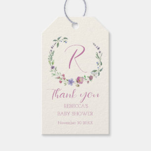 Étiquettes-cadeau Aquarelle Floral Cadeau personnalisé