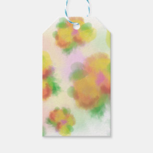 Étiquettes-cadeau Aquarelle florale