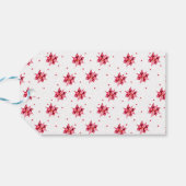 Étiquettes-cadeau Aquarelle florale moderne (Dos Horizontal)