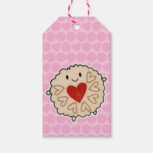 Étiquettes-cadeau Aquarelle Jammie Dodger (Devant)