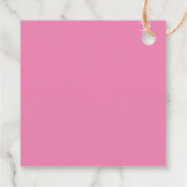 Étiquettes Cadeau Aquarelle Jour des Valentines (Dos)