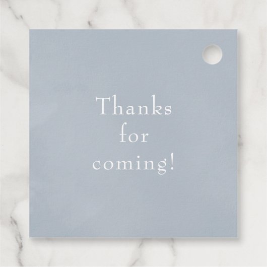 Étiquettes Cadeau Aquarelle Lakeside Mariage Monogram Crest (Dos)