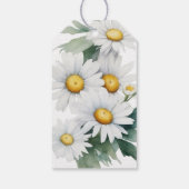 Étiquettes-cadeau Aquarelle marguerite merci (Dos)