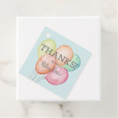 Étiquettes Cadeau Aquarelle Merci à ballets (En situation)