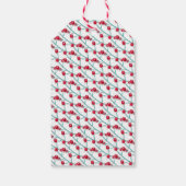 Étiquettes-cadeau Aquarelle mignonne Hiver Noël Stocker (Dos)