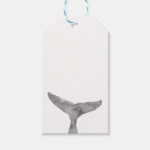 Aquarelle moderne minimaliste Luc de baleine