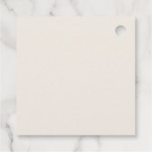 Étiquettes Cadeau Aquarelle moderne Terracotta Desert Boho Mariage (Dos)