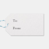 Étiquettes-cadeau Aquarelle mystique Bleu et doré Night Moth (Dos Horizontal)