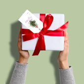 Étiquettes-cadeau Aquarelle Noël Arbre Joyeux Noël